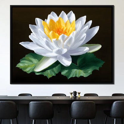 Radiant Petals Blossom Canvas Wall Art