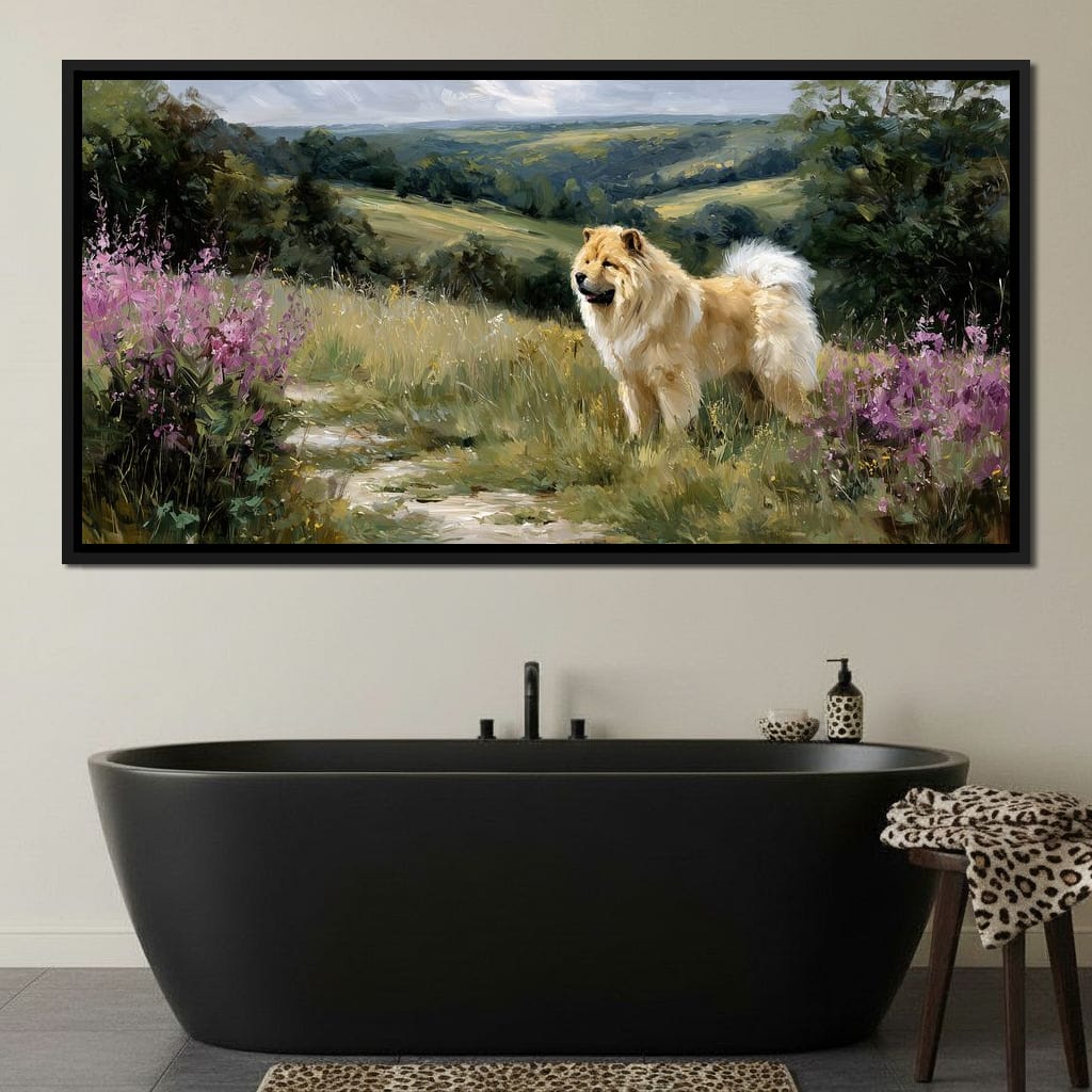 Chow Meadow Trail Summer Light Canvas Wall Art