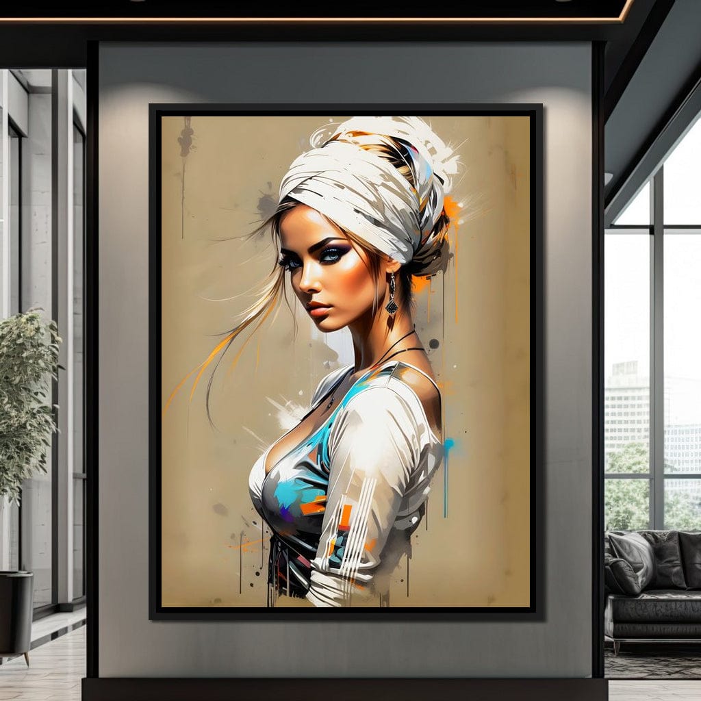 Female Portrait 256 Canvas Wall Art