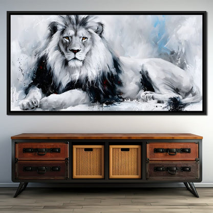 Monarch of the Frozen Plains Canvas Wall Art