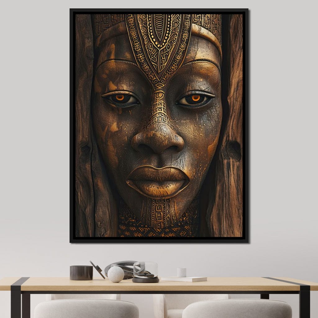 Ancient Golden Wisdom Canvas Wall Art