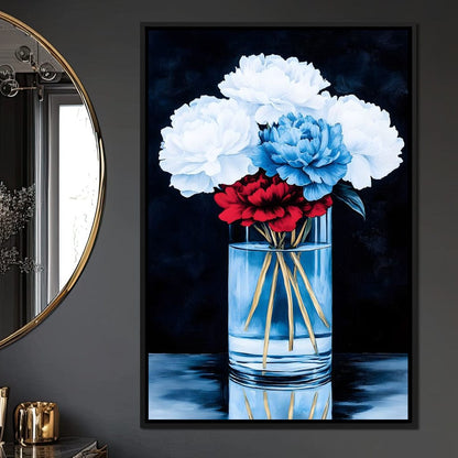 Heavenly Petal Symphony Canvas Wall Art