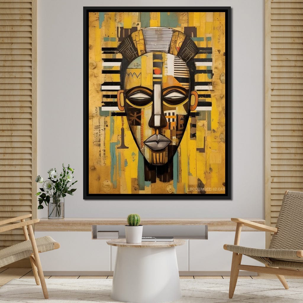 Tribal Mask 05 Canvas Wall Art