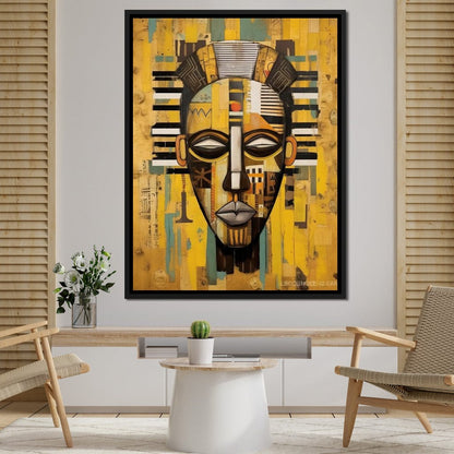 Tribal Mask 05 Canvas Wall Art