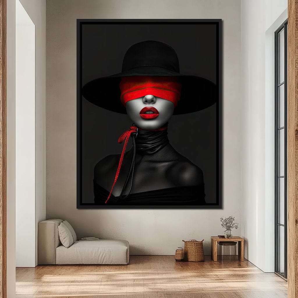 Scarlet Obscura Canvas Wall Art