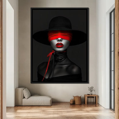 Scarlet Obscura Canvas Wall Art