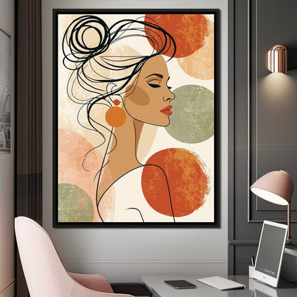 Reflections of a Soft Summer Evening Canvas Wall Art