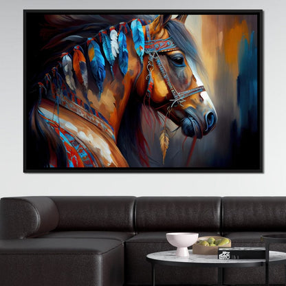 Cherokee Horse Canvas Wall Art