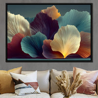 Flowing Petal Dreams Canvas Wall Art