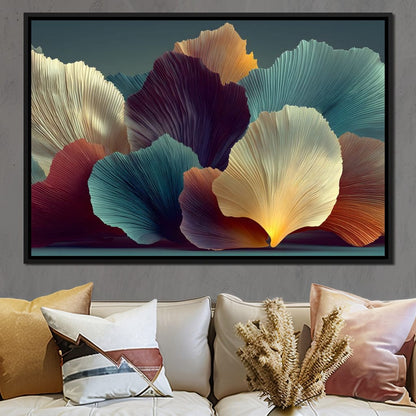 Flowing Petal Dreams Canvas Wall Art