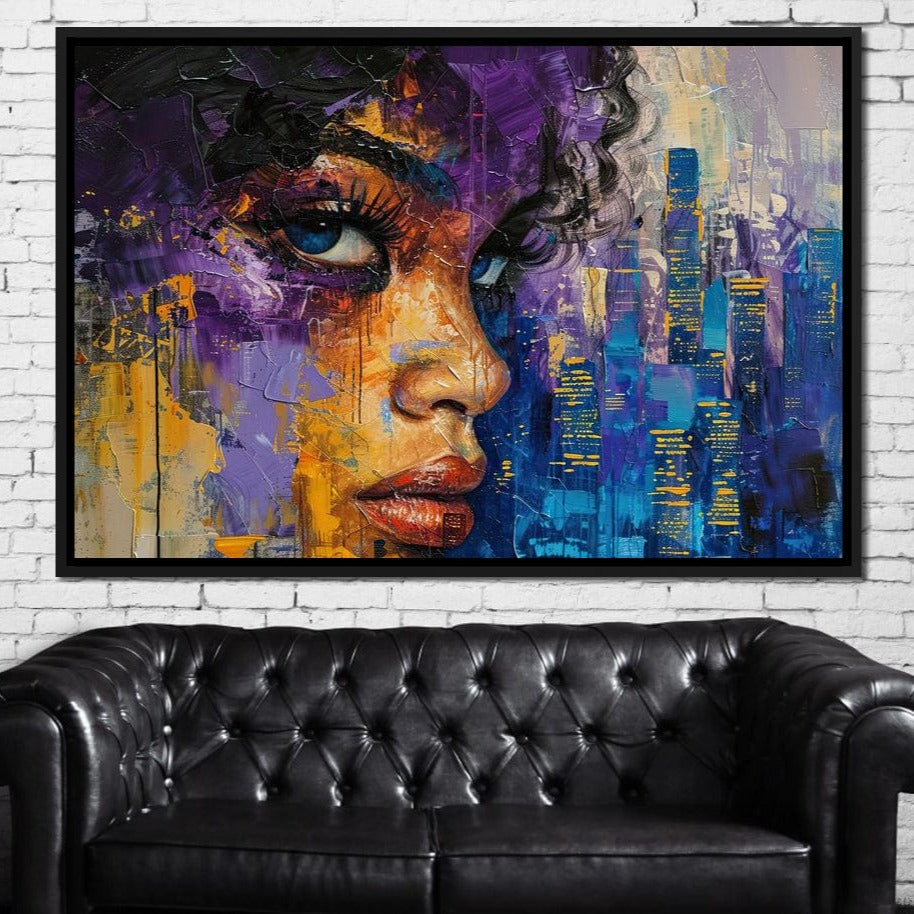 Urban Dreamscape Enchantment Canvas Wall Art