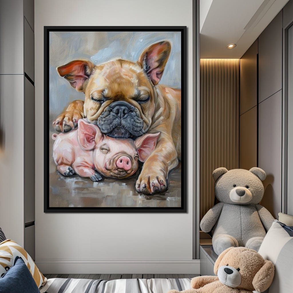 Slumber Buddies Naptime Canvas Wall Art