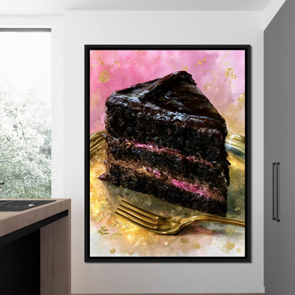 Decadent Slice Of Midnight Canvas Wall Art
