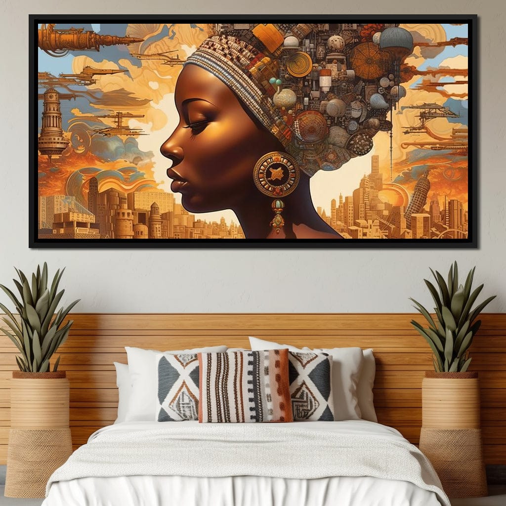 African Portrait Izula Canvas Wall Art