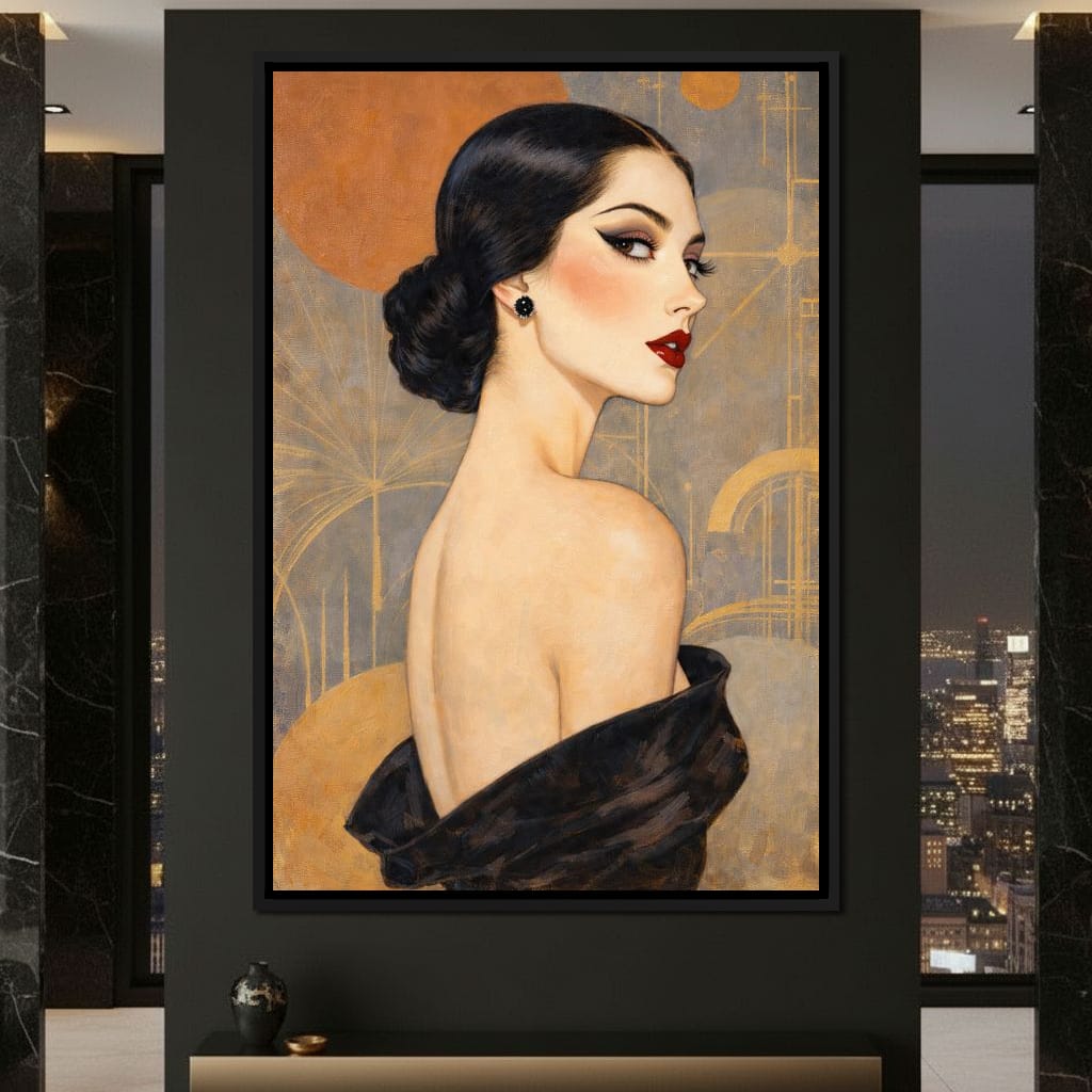 Velvet Elegance Canvas Wall Art