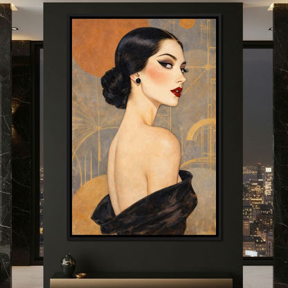 Velvet Elegance Canvas Wall Art