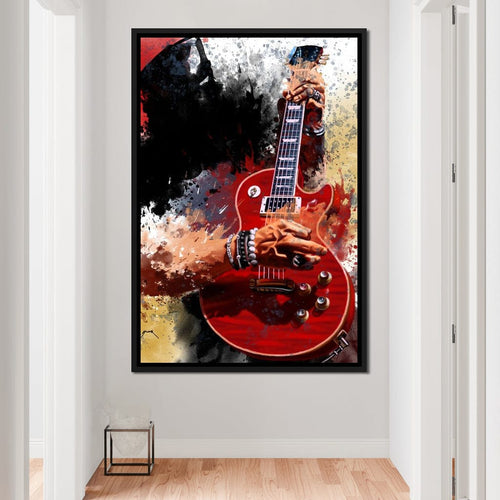Slasher Electric Guitar Canvas Wall Art
