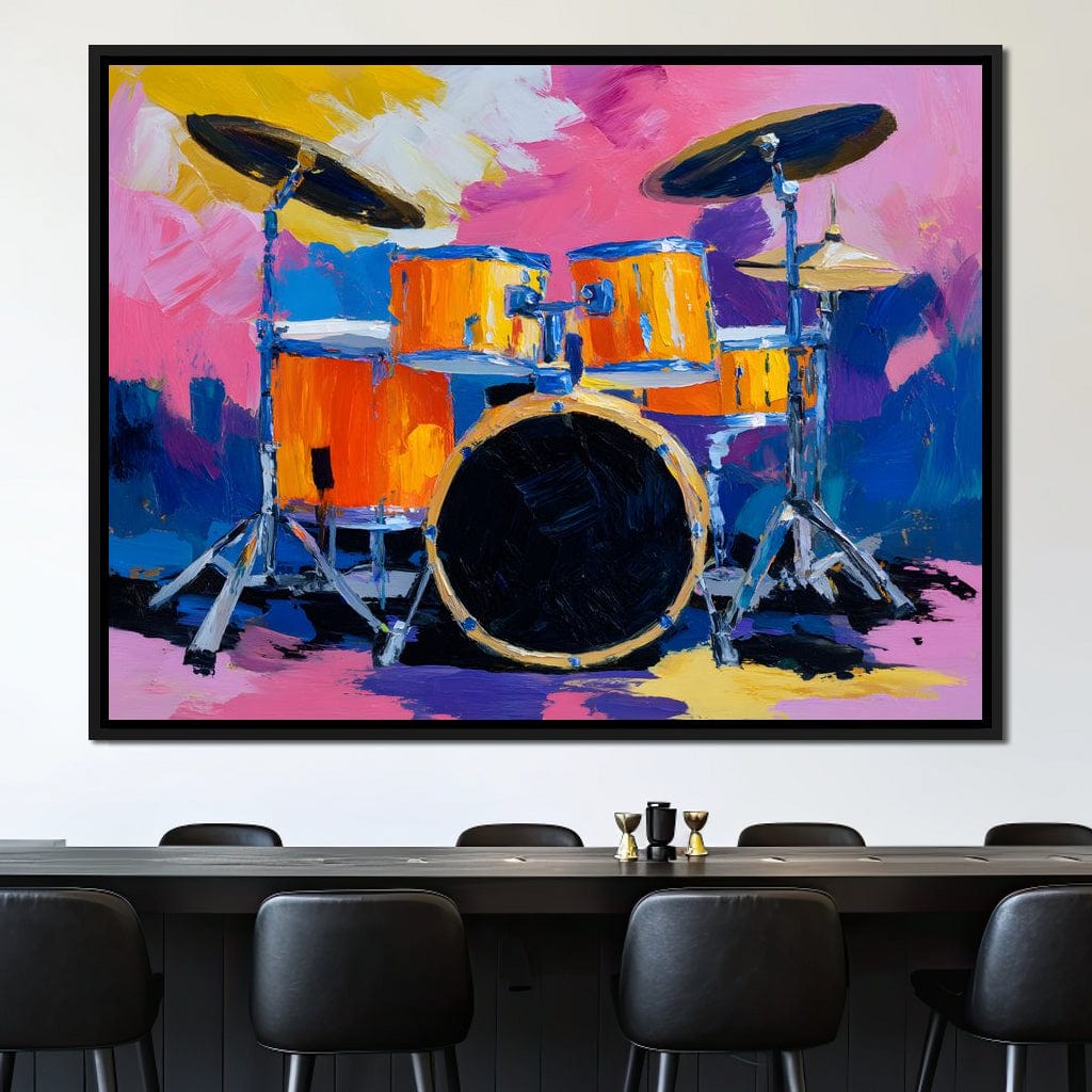 Rhythm of Vibrant Beats Canvas Wall Art