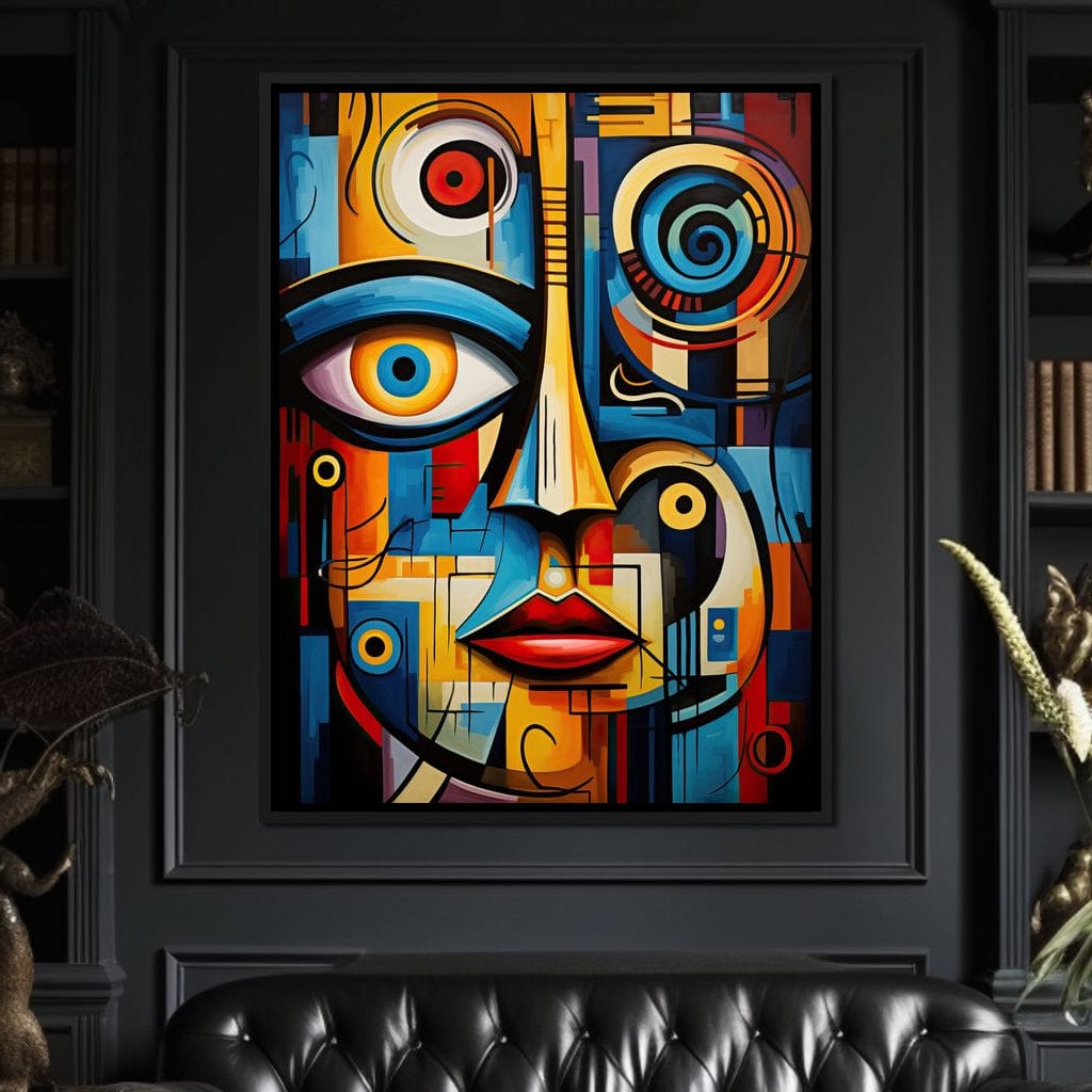 Cubist Reflections Canvas Wall Art