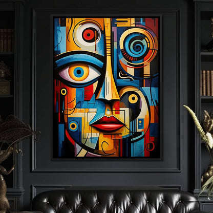 Cubist Reflections Canvas Wall Art