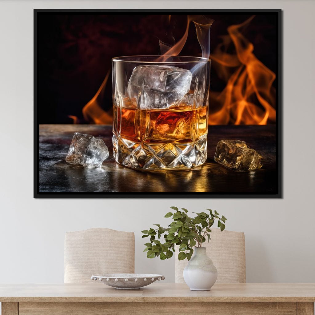 The Whiskey Enigma on Canvas Wall Art