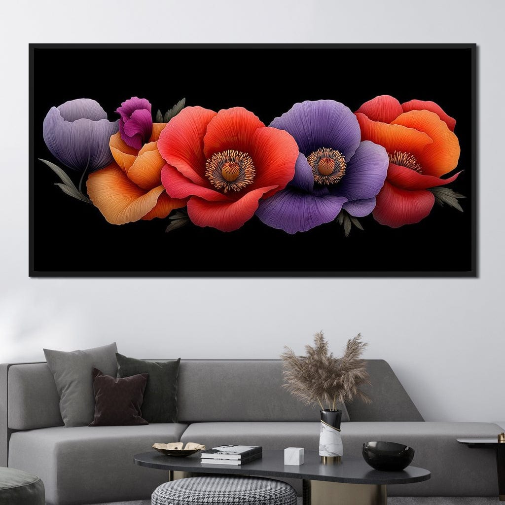 Blooming Florals Canvas Wall Art