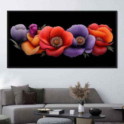 Blooming Florals Canvas Wall Art