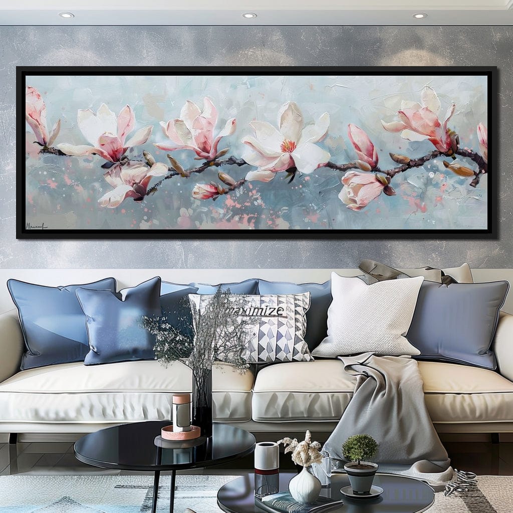 Blossoming Serenity Branches Canvas Wall Art