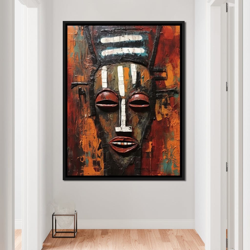 Tribal Mask 02 Canvas Wall Art