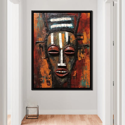 Tribal Mask 02 Canvas Wall Art