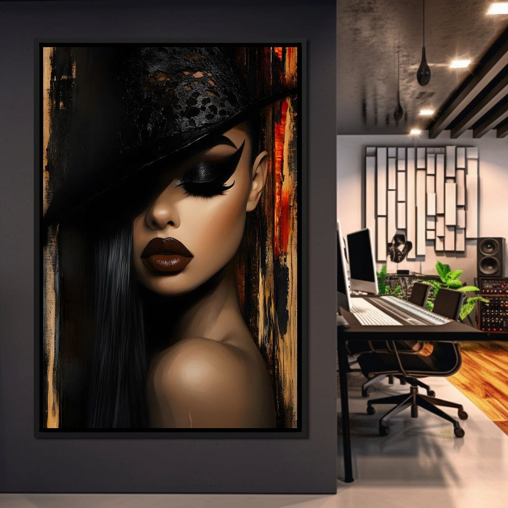 Mystery Elegance Enigma Canvas Wall Art