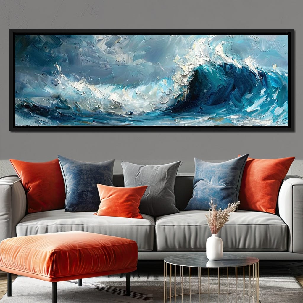 Oceanic Serenade Dance Canvas Wall Art