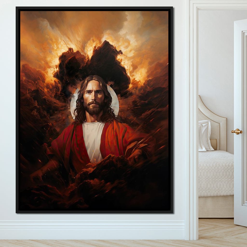 Jesus the Savior Canvas Wall Art