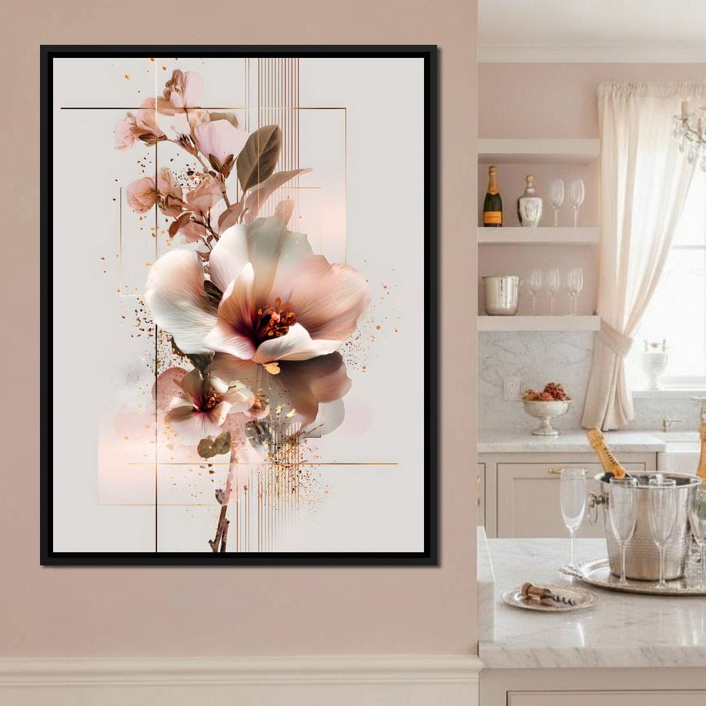 Delicate Petals Radiant Calm Canvas Wall Art