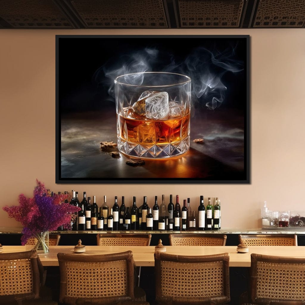 Infused Whiskey with Liquid Magic Canvas Wall Art