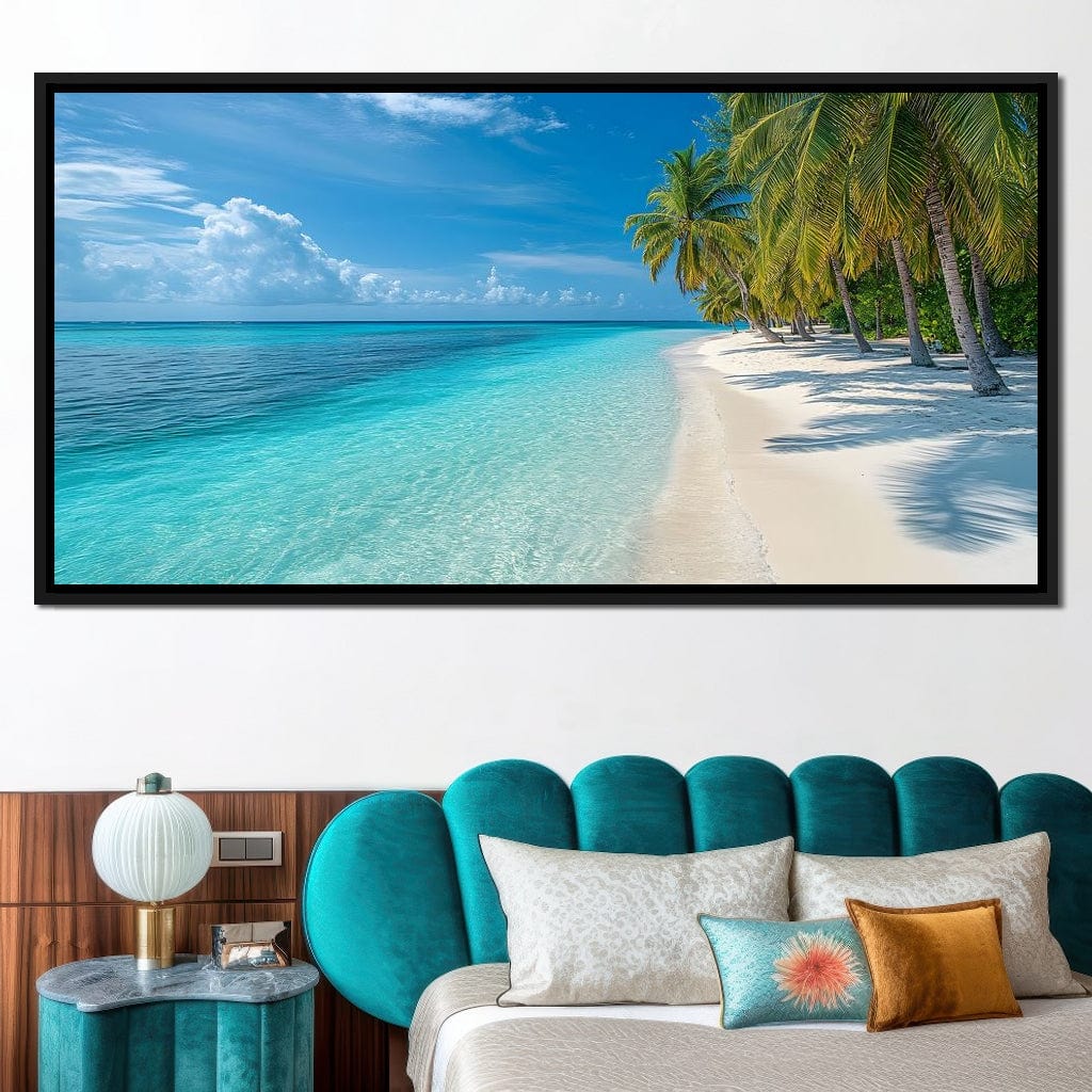 Tropical Shoreline Dreams Canvas Wall Art