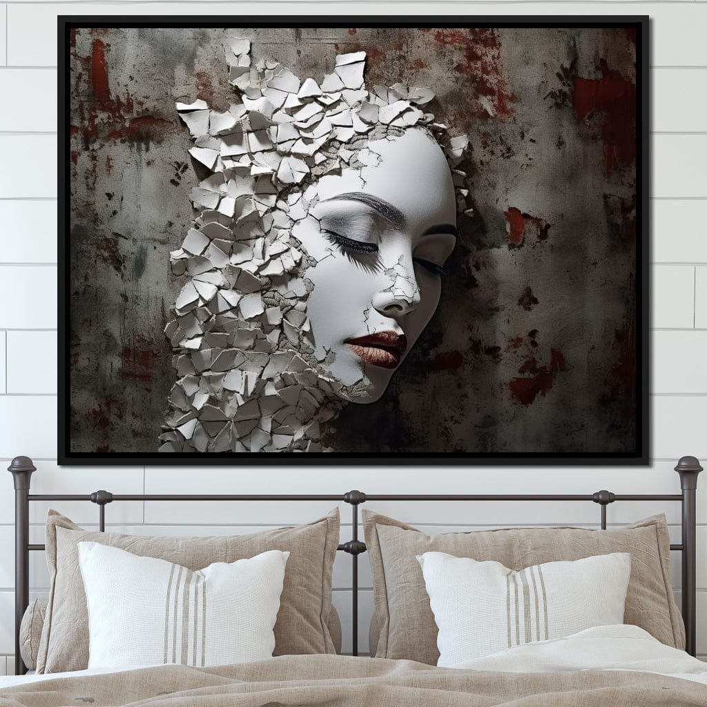Shattered Mirage Canvas Wall Art