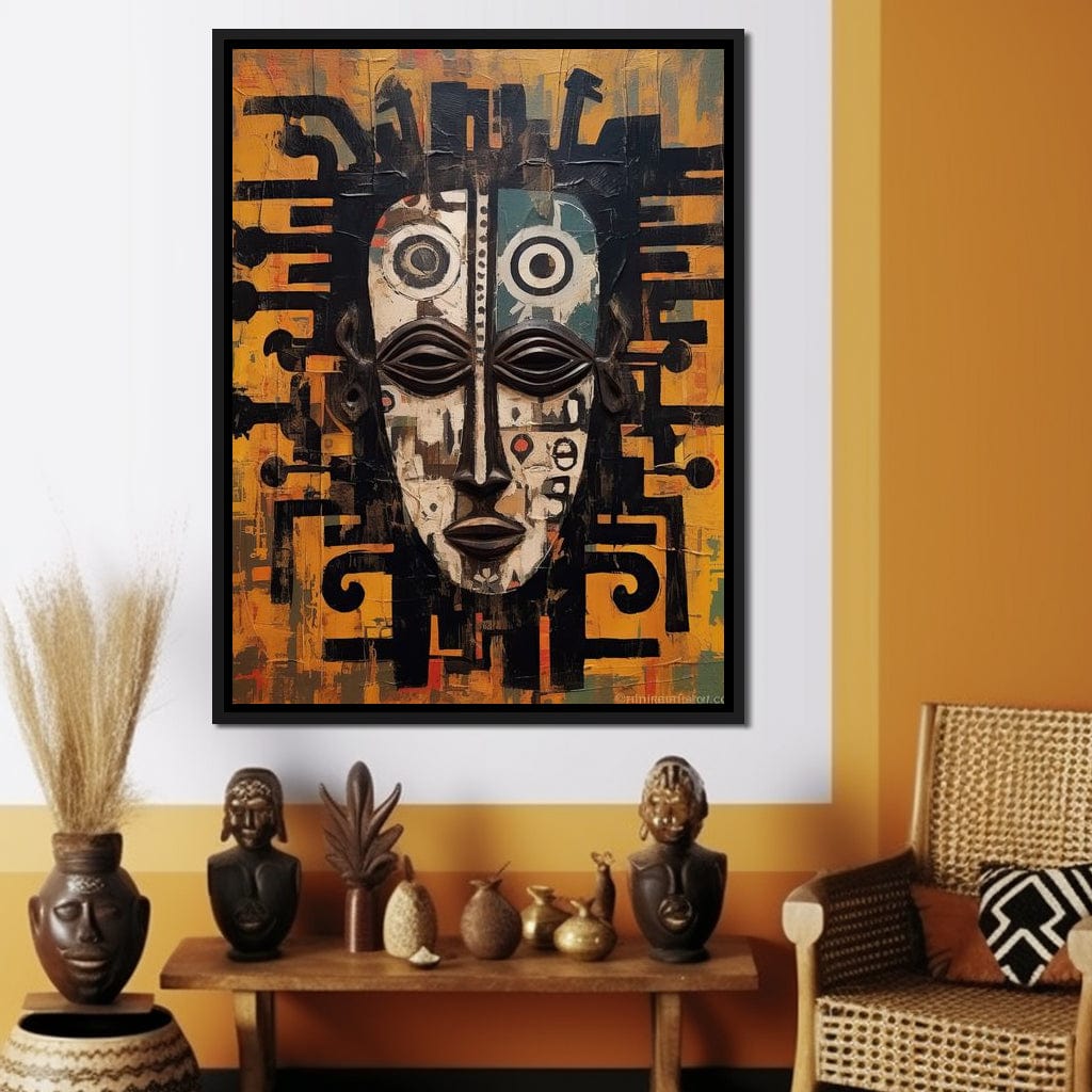 Tribal Mask 19 Canvas Wall Art