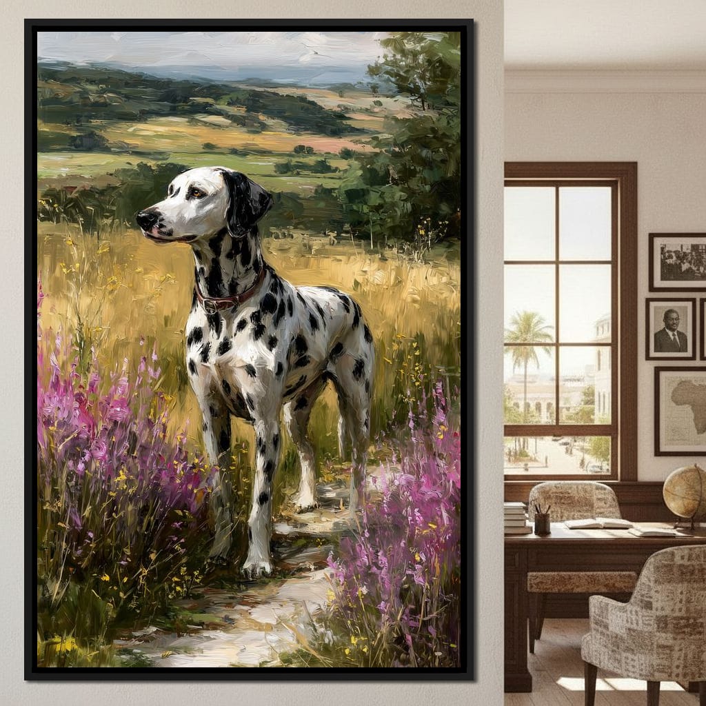 Dalmatian Meadow Pathway Canvas Wall Art