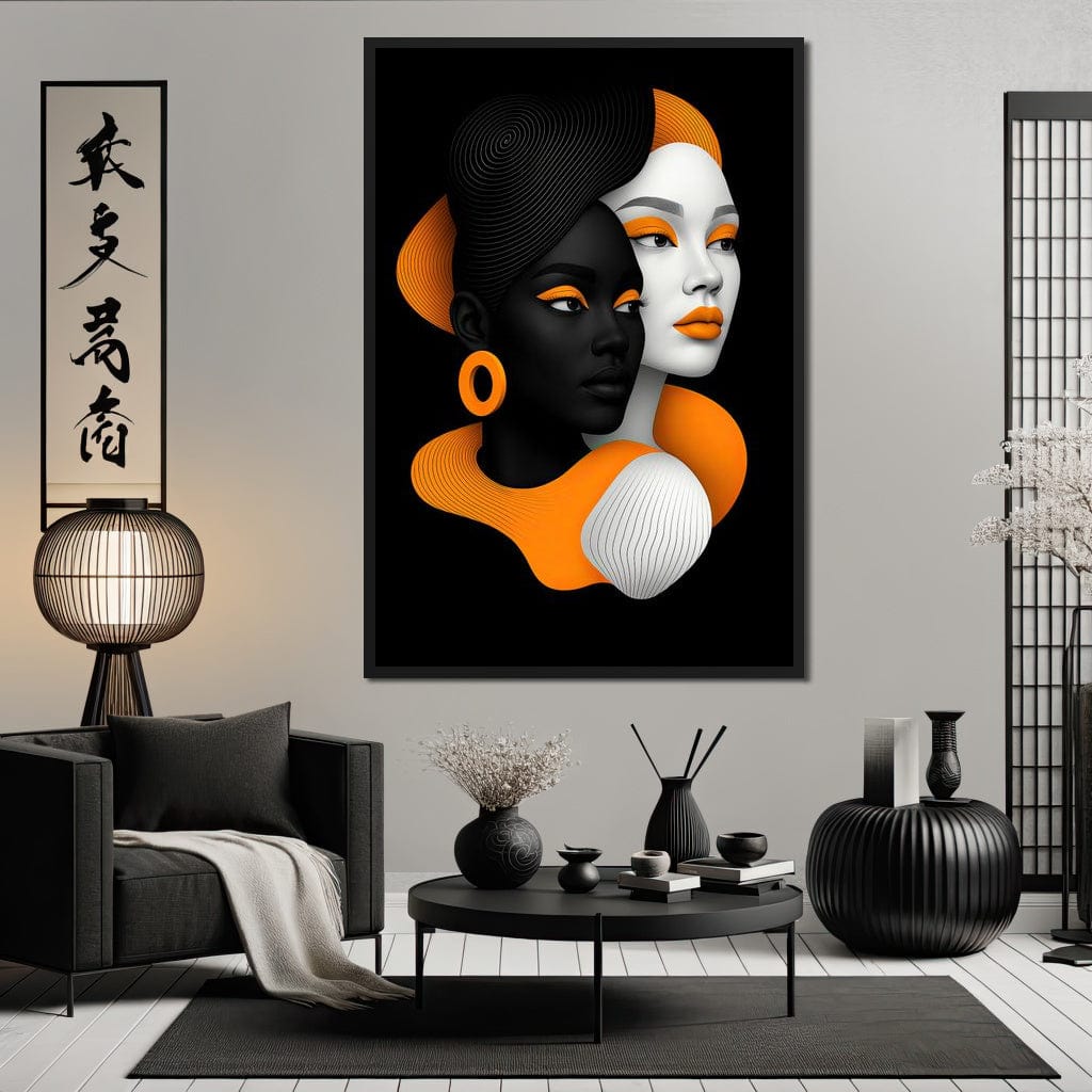 Faces of Balance Canvas Wall Art