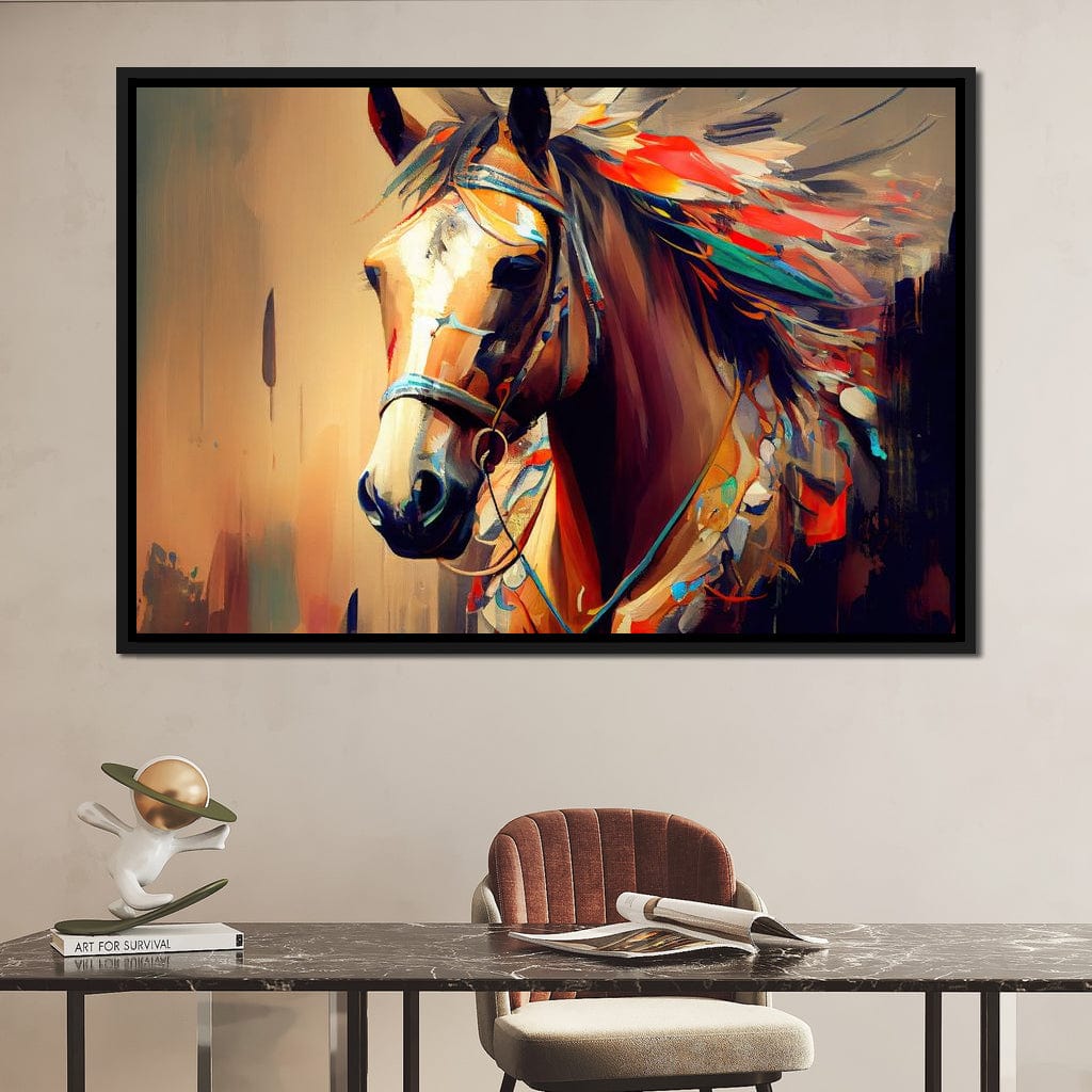 Cherokee Horse 2 Canvas Wall Art