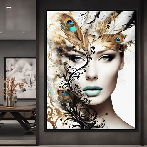 Female Portrait 138 Canvas Wall Art