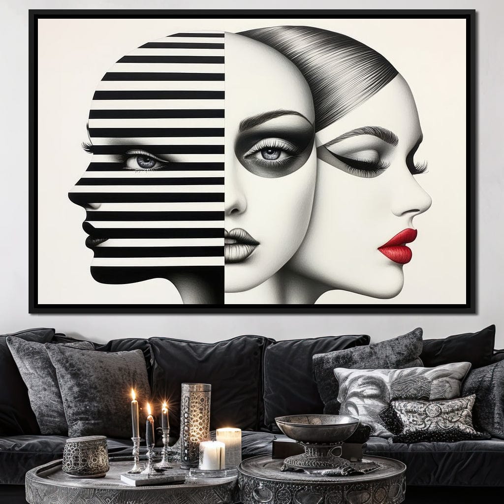 Fragments of Elegance Canvas Wall Art