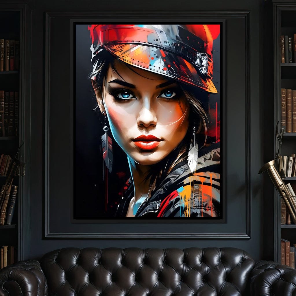 Female Portrait 254 Canvas Wall Art