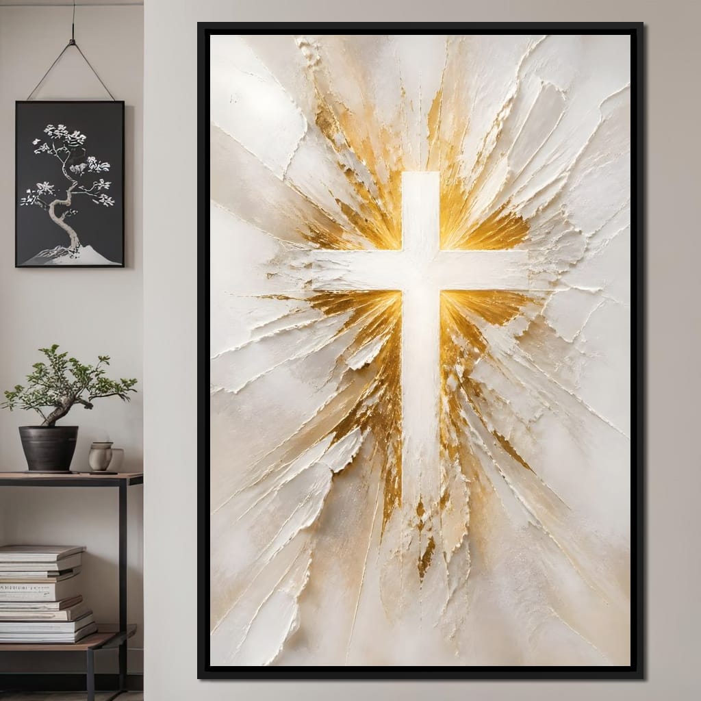 Radiant Light Beyond Death Canvas Wall Art