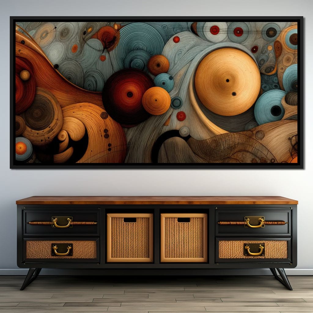 Microcosm Swirl Canvas Wall Art