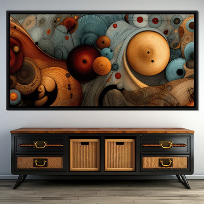 Microcosm Swirl Canvas Wall Art