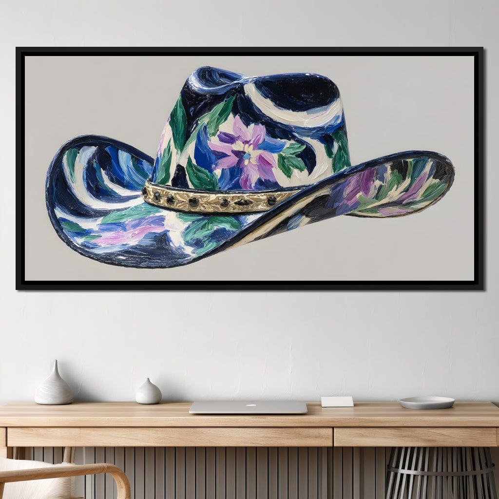Floral Western Dreamscape Canvas Wall Art