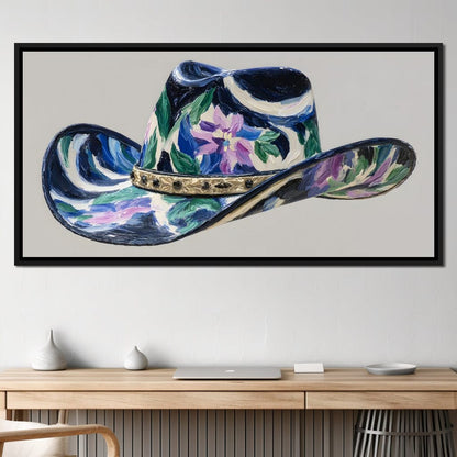 Floral Western Dreamscape Canvas Wall Art