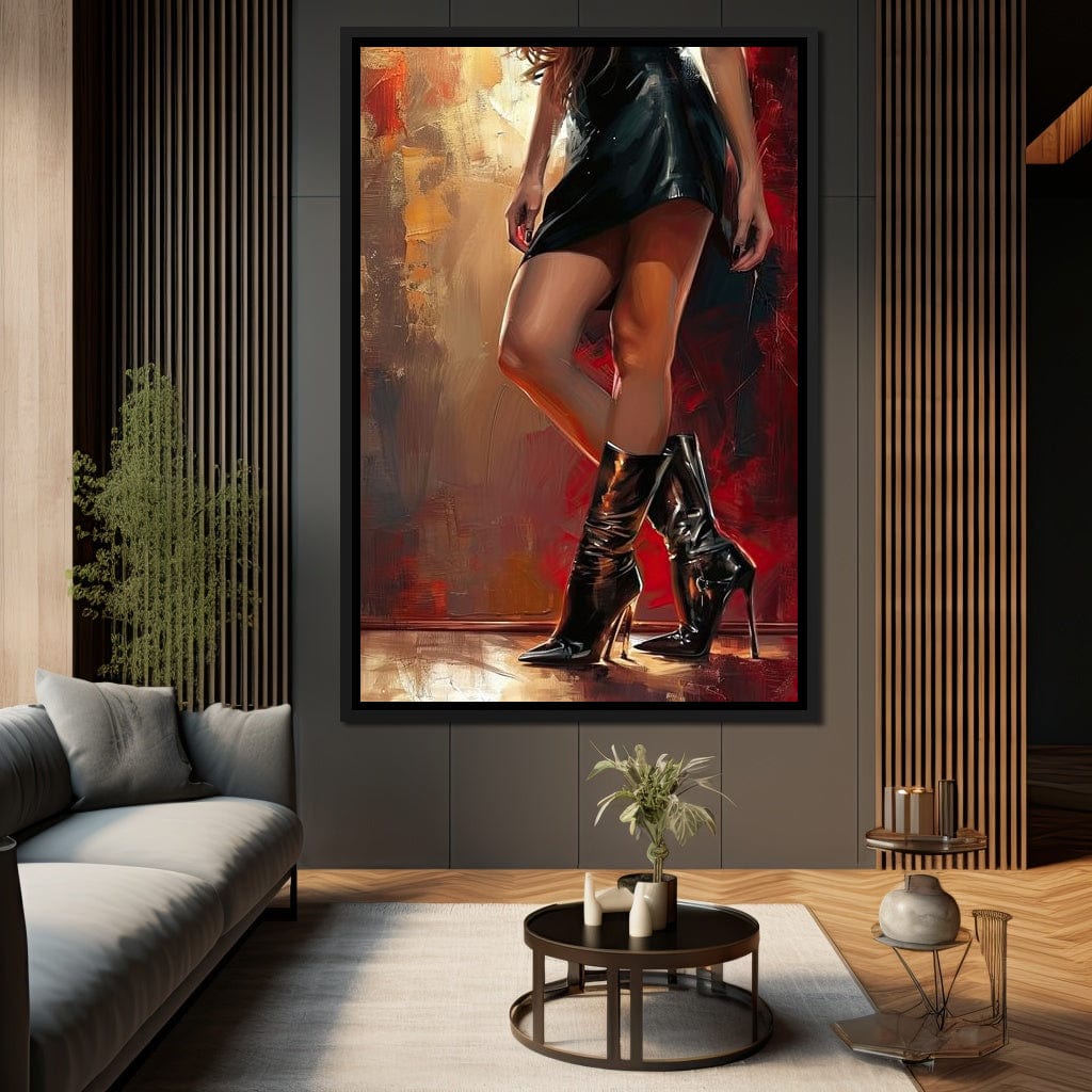 Alluring Legs Elegance Canvas Wall Art
